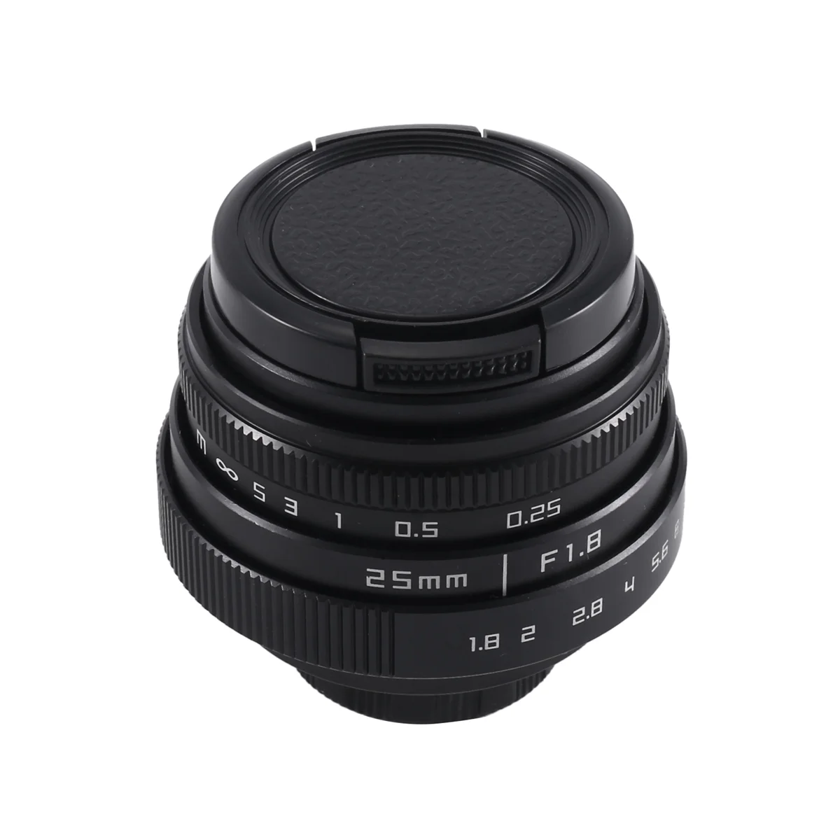 

25MM F1.8 Aps-C Television Tv Lens/Cctv Lens for 16Mm C Mount Camera Manual Focus Prime Lens-A