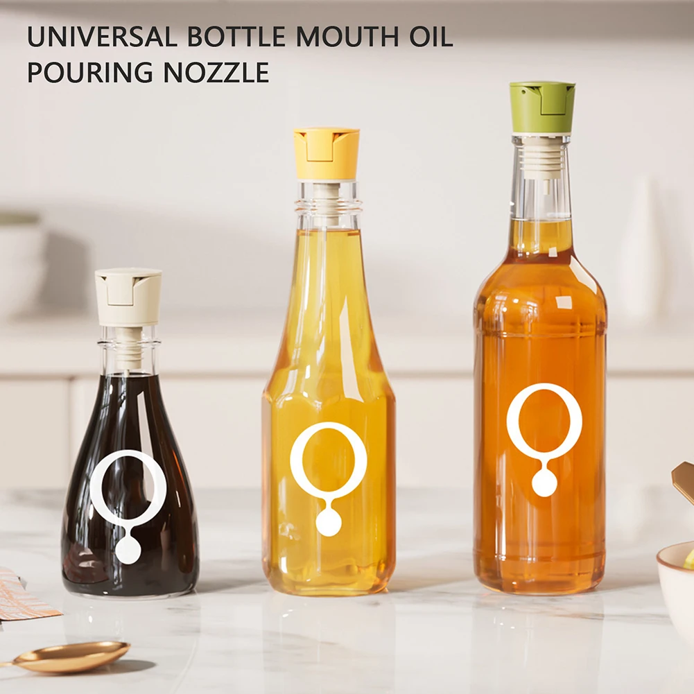 Bottle Stopper Cap No Drip Self Closing Pour Spouts For Olive Oil Vinegar