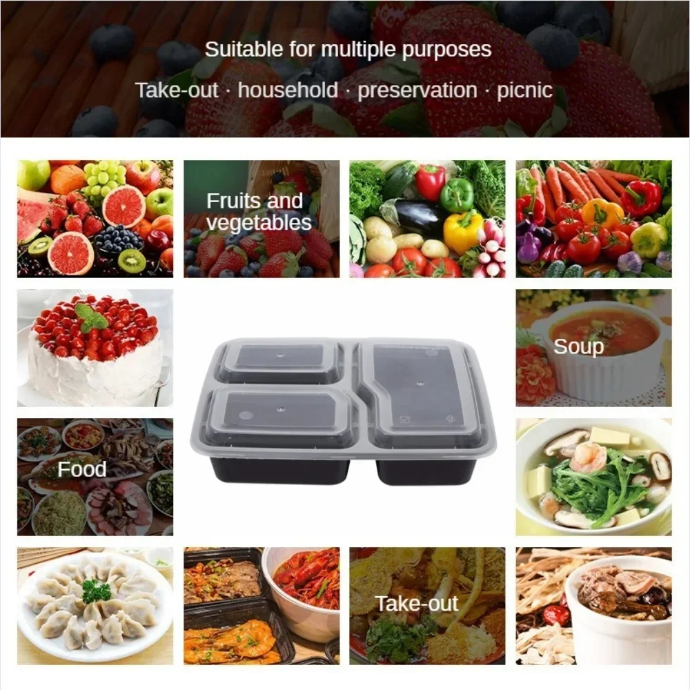 Eco-Friendly Reusable Bento Lunch Box with Multiple Compartments
