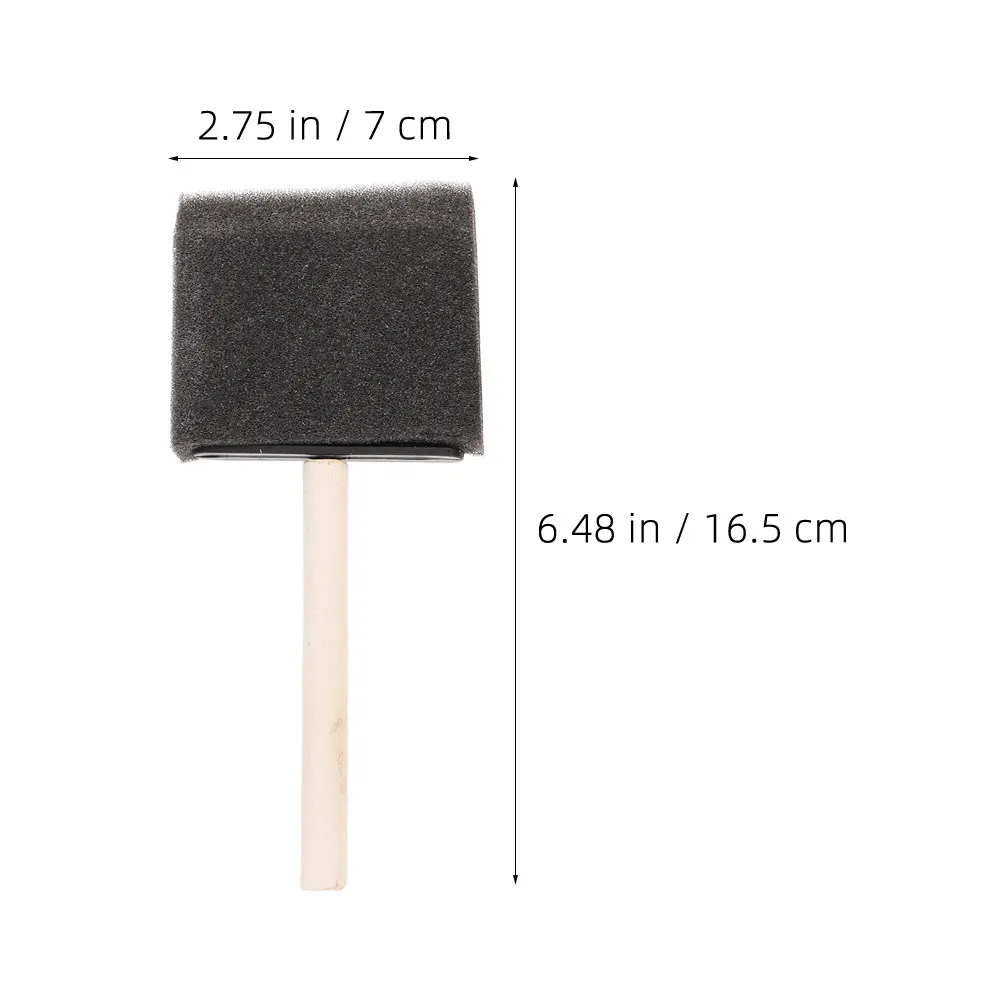 24Pcs 드로잉 스폰지 브러쉬 핸드헬드 페인팅 스폰지 브러쉬 세트 DIY 공예용 소프트 핸들 아크릴 수채화 오일 아트 용품