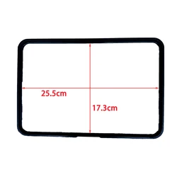 Black Silicone Anti - Scratch Protective Screen Cover, 24.7x18.2 cm (Protector frame)