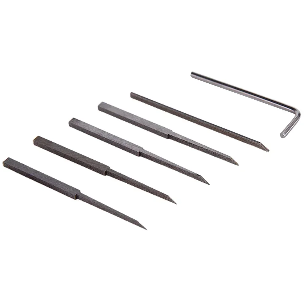 Scriber With 5Blade Gundam Resin Carved Scribe Line Cutting Tool Chisel 0.2mm/0.4mm/0.6mm/0.8mm/1.0mm