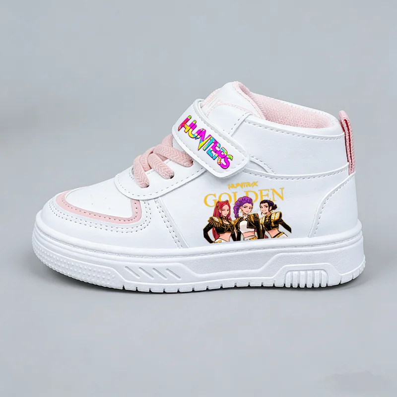 Baskets enfants KPop chasseurs de démons filles chaussures décontractées enfant en bas âge mignon dessin animé chaussures de sport bébé marche qui taille 22-31
