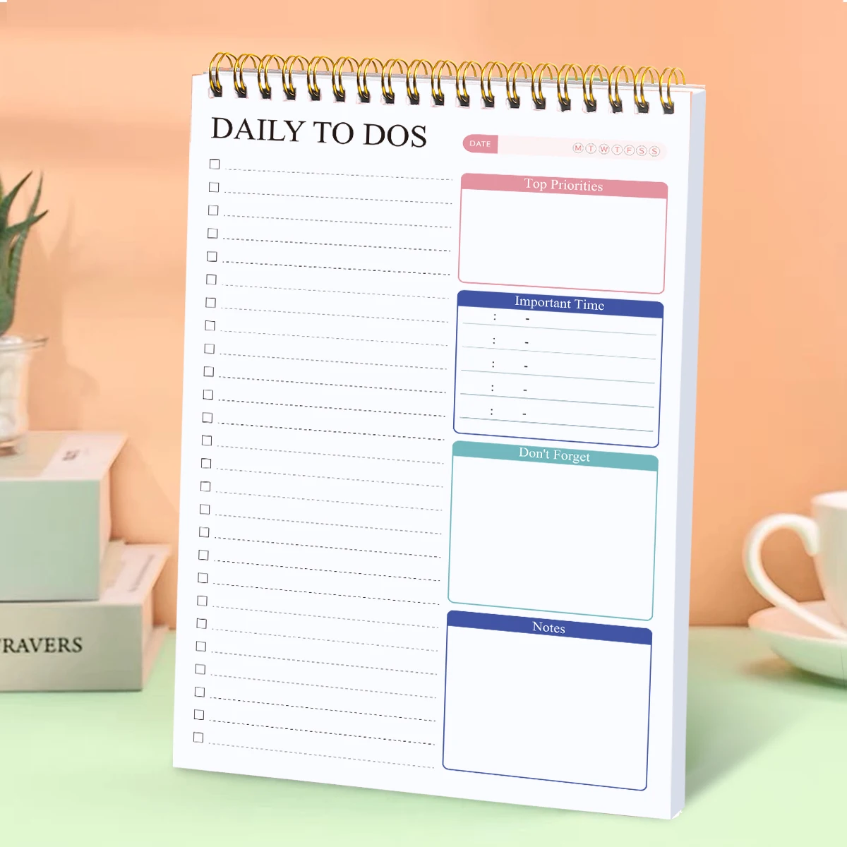 Daily Planner Agenda A5 Notebook Planner Package 50 Day Planner Schedule Stationery School Office Supplies Stationery