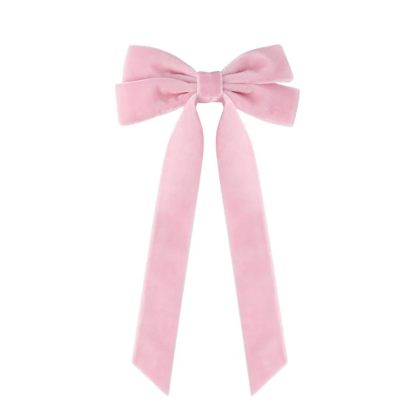 3 Stück Frauen Haarspangen Mit Großer Satin-Schleife, Lange Bänder, Rutschfeste Krokodilklemmen – Haarschmuck Für Party Und Alltag, Gemischte Farben