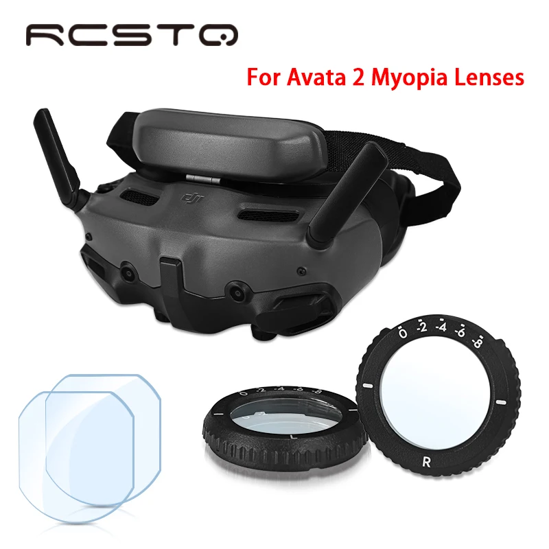 

Линзы RCSTQ для Dji Avata 2 под заказ для близорукости, фотоаксессуары для дрона Dji Avata 2