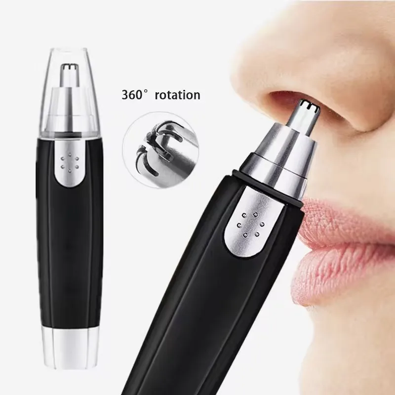 

Men's Nose Hair Trimmer Stainless Steel Washable Portable Hair remover Shaver