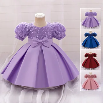 Sequin Bow Tutu Dress 1