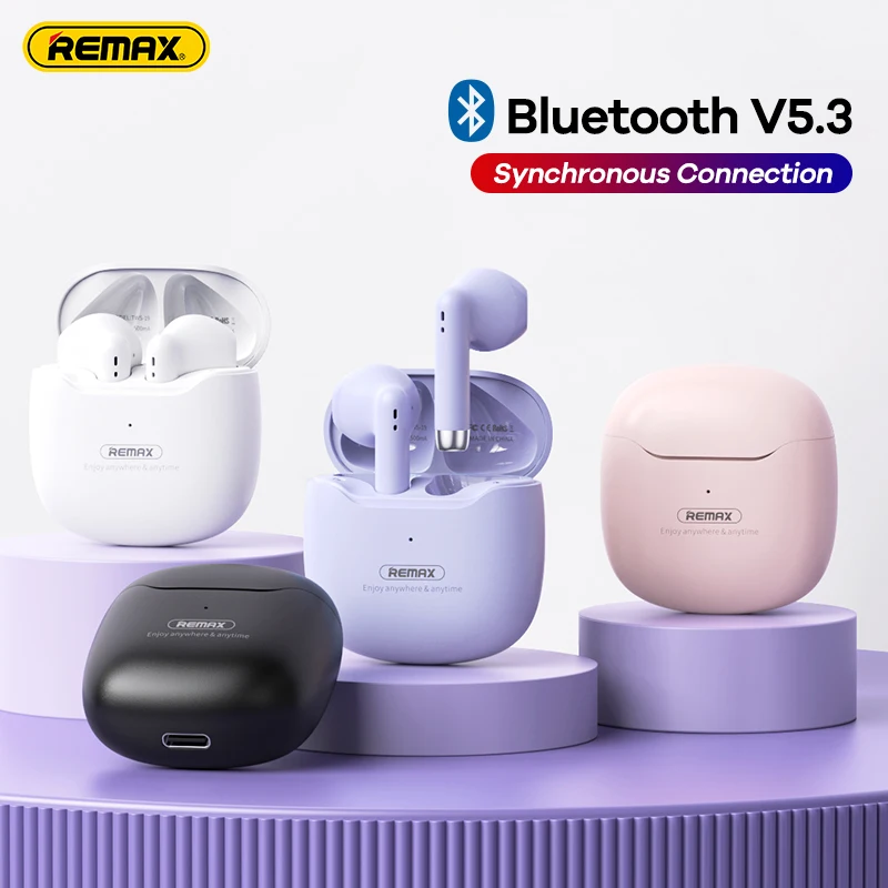 Беспроводная гарнитура REMAX TWS с поддержкой Bluetooth 5,3 и защитой класса Ipx5