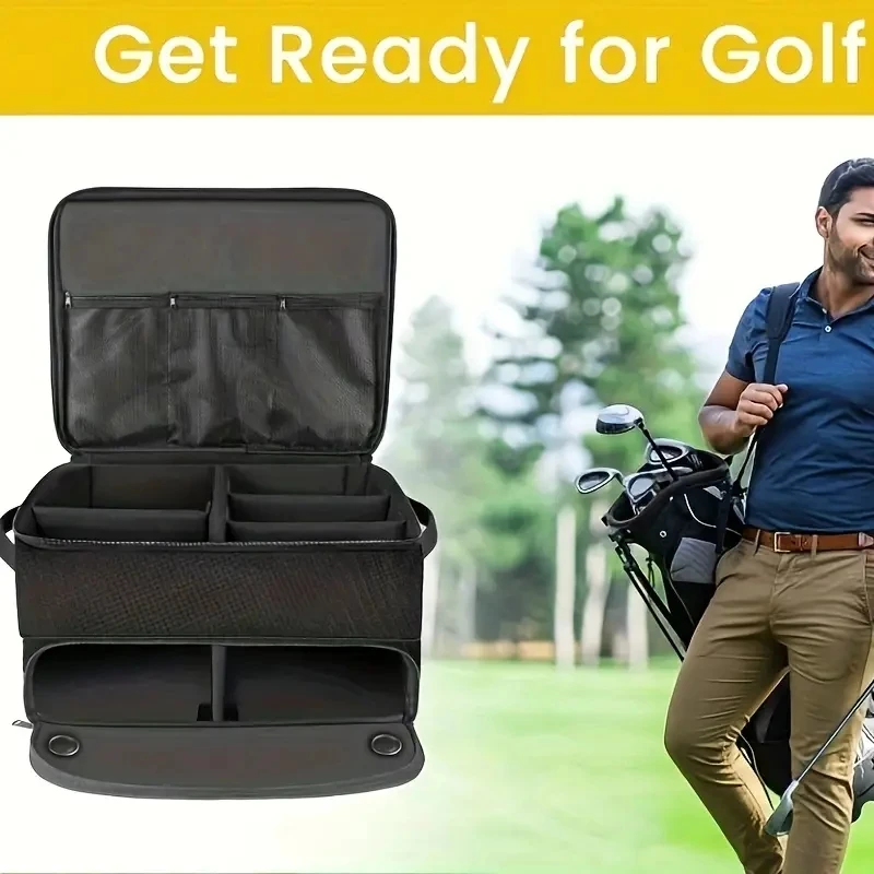 Storage Bag Golf Shoe Bag Breathable Dustproof Outdoor Sports Clothing Storage Golf Trunk Organizer