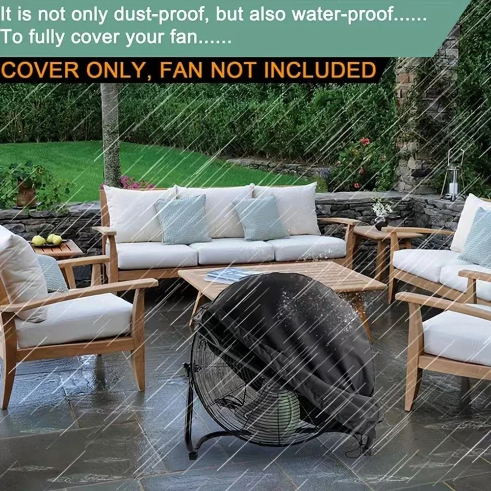 1pc Foldable Industrial Electric Fan Cover Fan Cover Sun Protection Dust 61X19X61cm Waterproof Electric