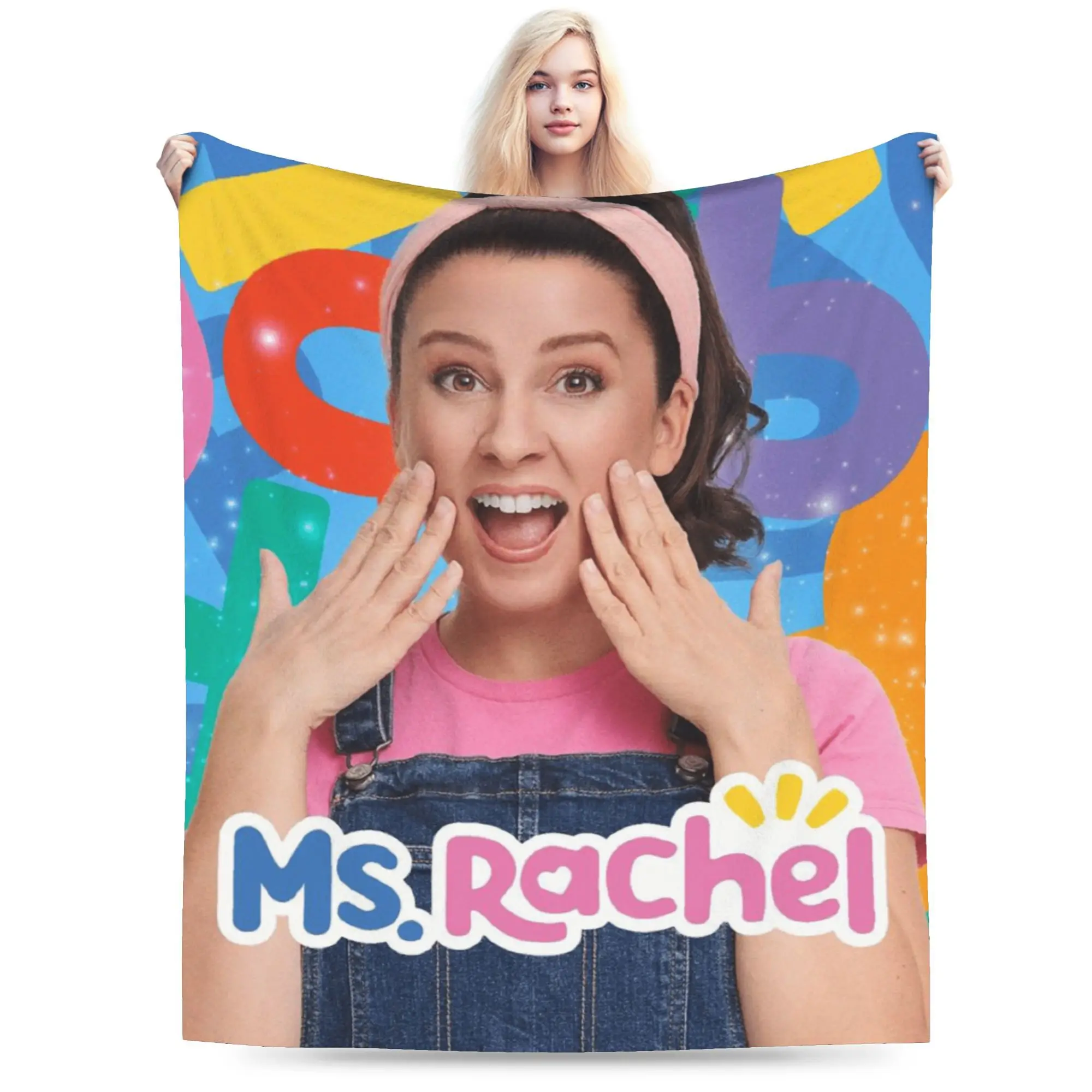 Miss Rachel Plush Blanket Students Flannel Throw Blanket For Living Room Soft Warm Custom Quality Bedspread Gift Idea Miss Rachel Plush Blanket Students Flannel Throw Blanket For Living Room Soft Warm Custom Quality Bedspread Gift Idea
