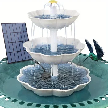 Solar Bird Bath Water Fountain 1
