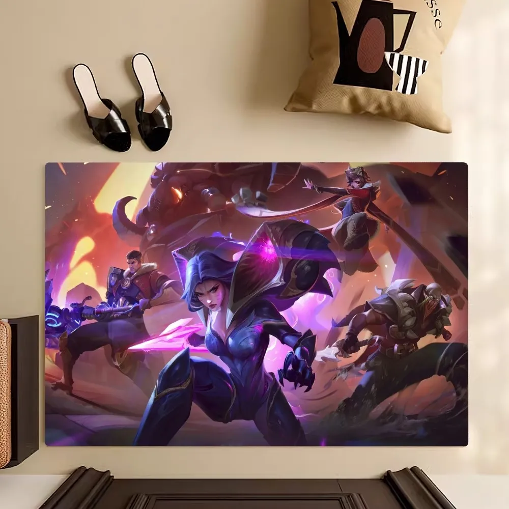 Game L-League of Legends Jinx Floor Mat Bedroom Kitchen Door Bath House Super Absorbent Foot Non-slip 5