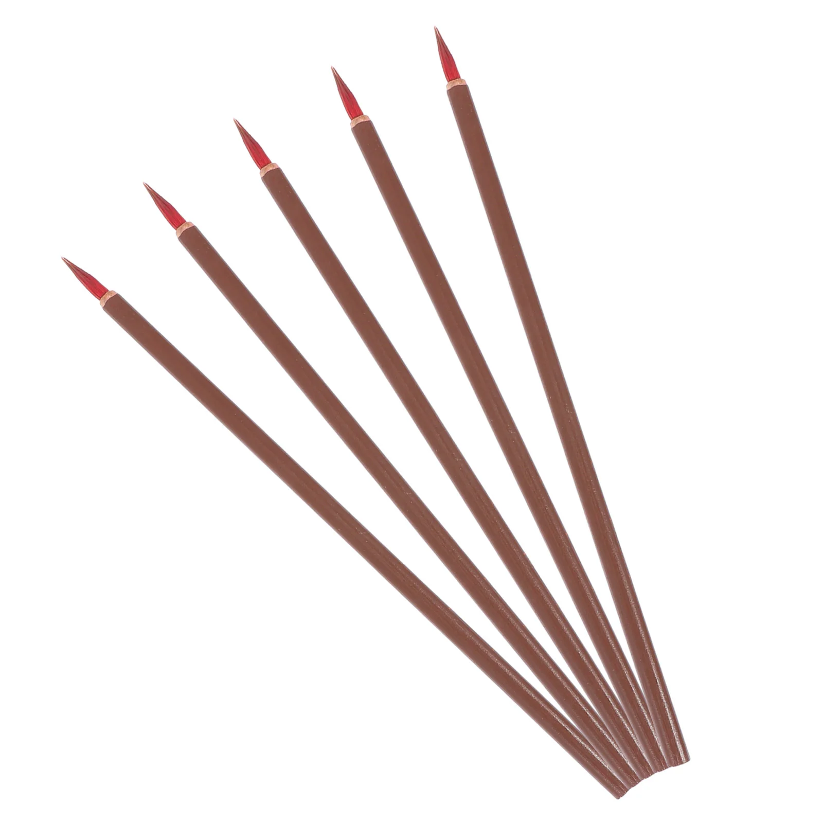 5 Pcs Paintbrushes Writing Practical Pens Chinese Calligraphy Ink Painting Students Home Stationary