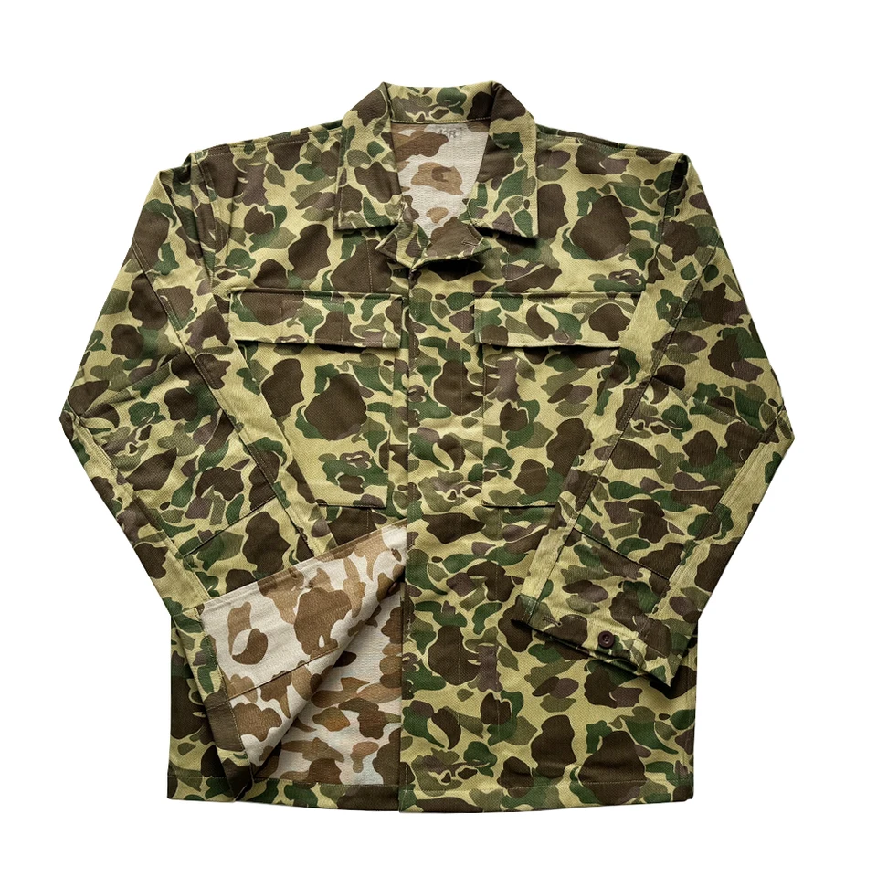 WW2 US Soldier Uniform Duck Hunting Double-sided Camo Coat HBT