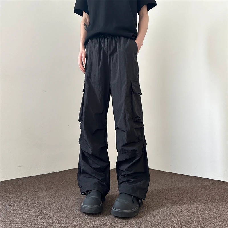 

Мужские уличные повседневные брюки, оригинальная Рабочая мешковатая одежда в стиле хип-хоп высокого качества
