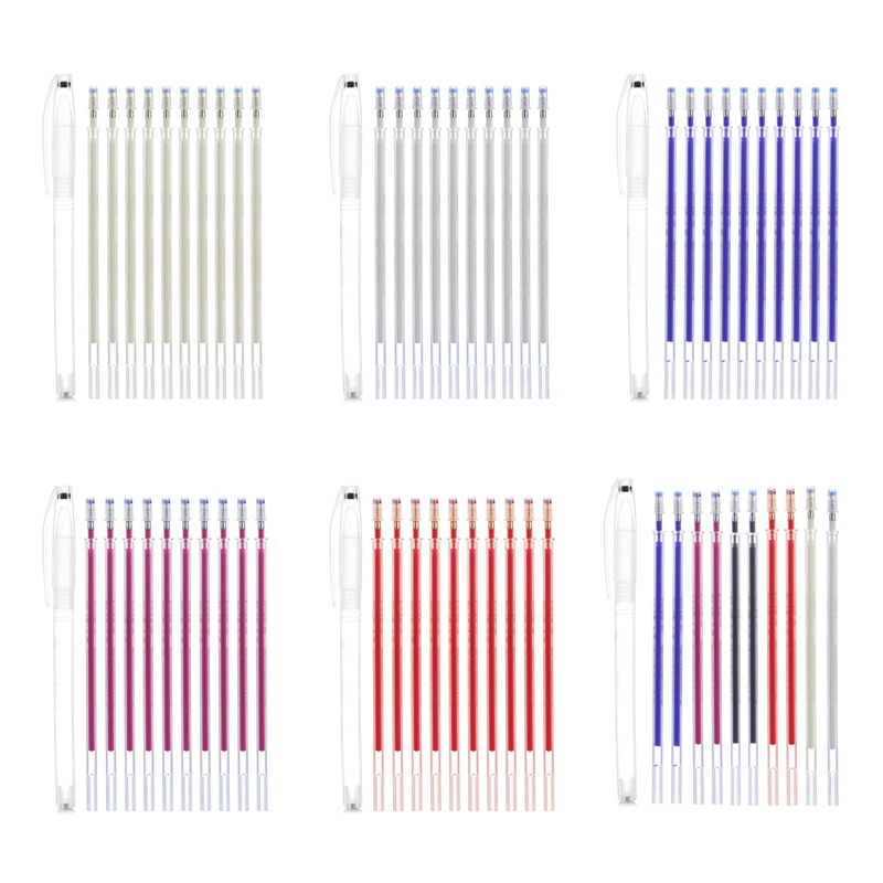 Heat Erasable Pen 10pcs High Temperature Disappearing Fabric Marker Tailoring