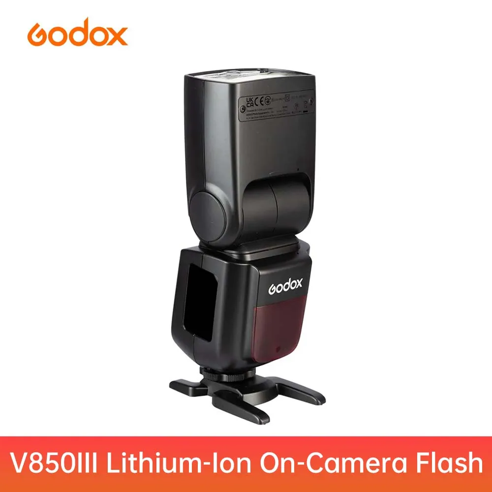고독스 V850III 카메라 플래시 스피드라이트 1/8000초 HSS GN60 리튬이온 1.5초 재활용 2.4G 무선 캐논 니콘 후지 올림푸스 DSLR용