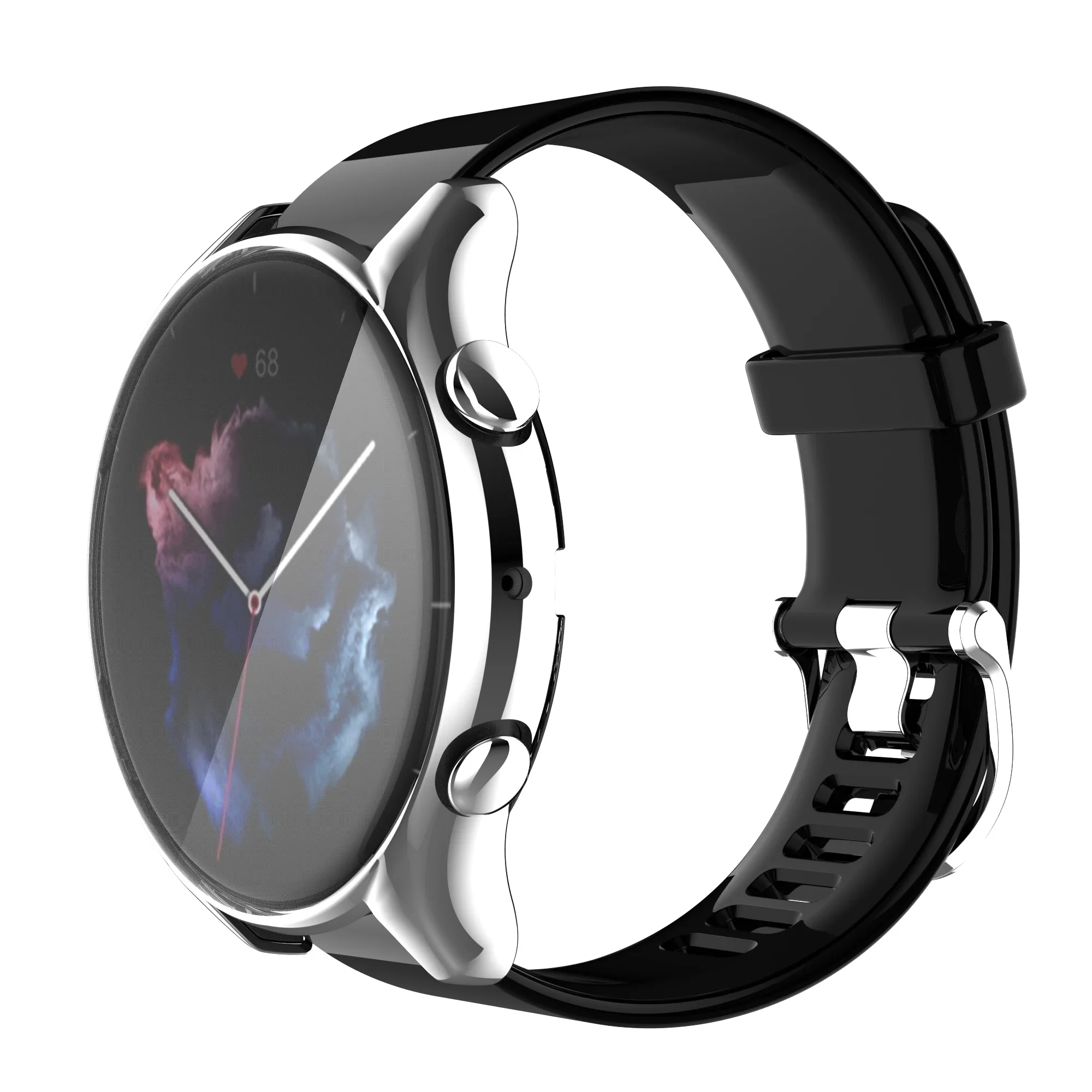 Tpu Protector Case para Amazfit Gtr4 Watch Caso protector de pantalla  completa para Amazfit Gtr 2e 3