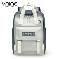 V.NINE Backpack Unisex Laptop Backpacks Men 15 inch Back Pack Bag Women Aesthetic Oxford Waterproof Couple Bagpack Multi Pockets 1