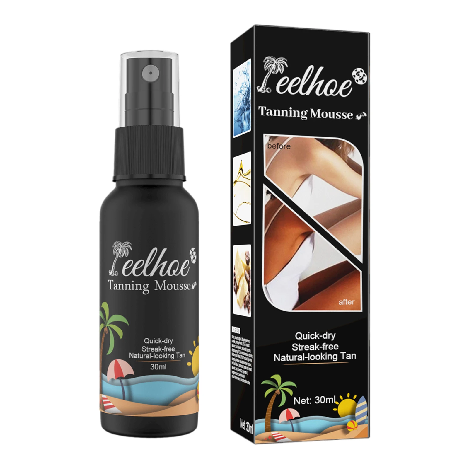 30ml Self Tanner Spray Long Lasting Self Tanner Safe And Effective