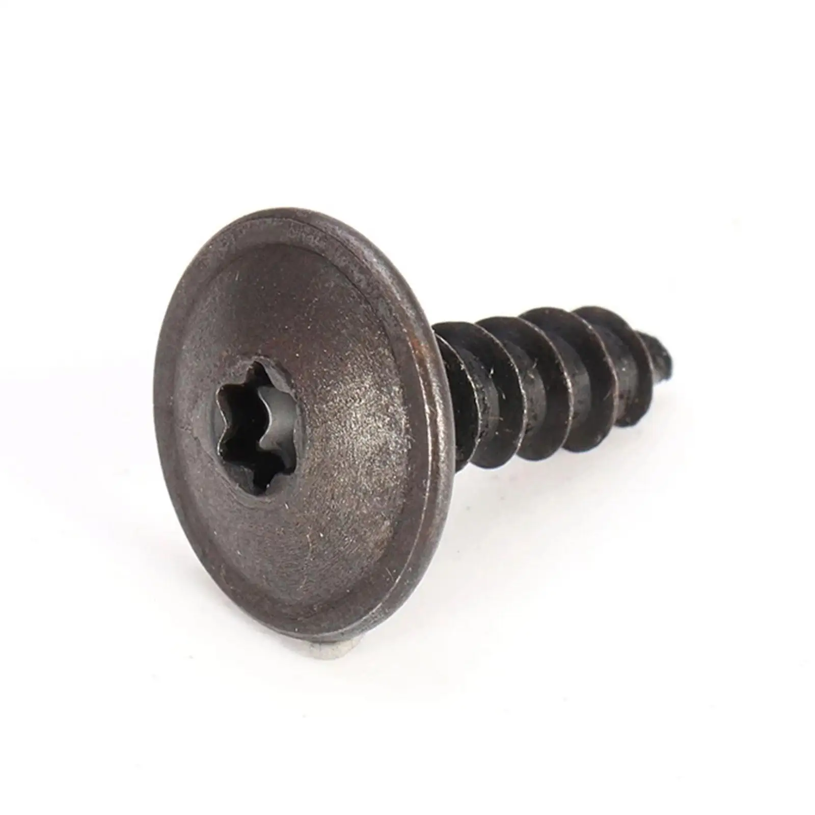 Car Screws 100PCS Car Body Screws VW Golf Metal Self Tapping Screw Rivet Black Fastener Bolt Cross Self Tapping Phillips Screws