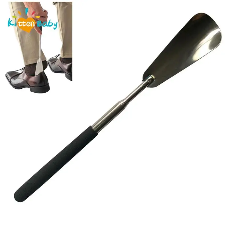 

Telescopic Steel Long Handle Shoe Horn Flexible Lifter Spoon Professional Handle Shoe Shoe Tool Useful Shoehorn