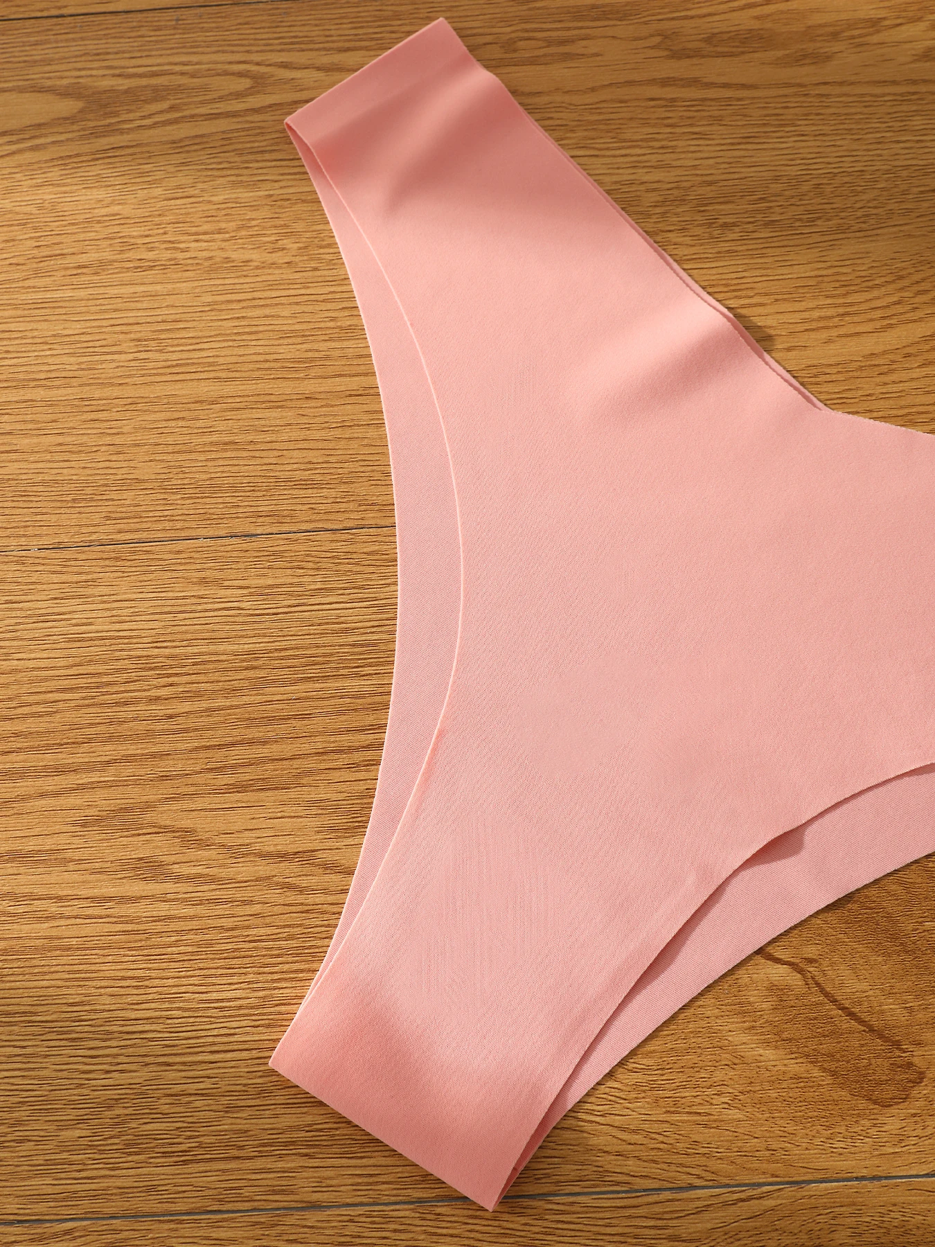 5pcs/Pack Women's Seamless Comfortable Solid Color Triangle Panties