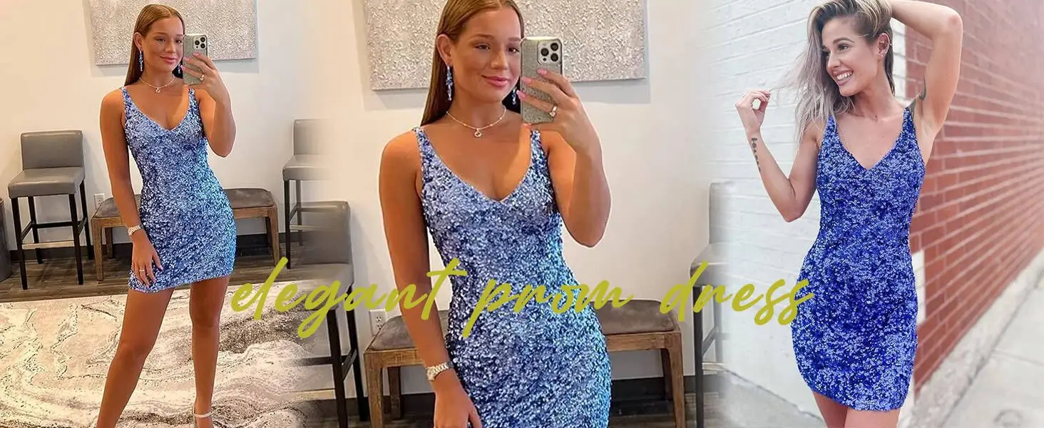vestido de fiesta con lentejuelas