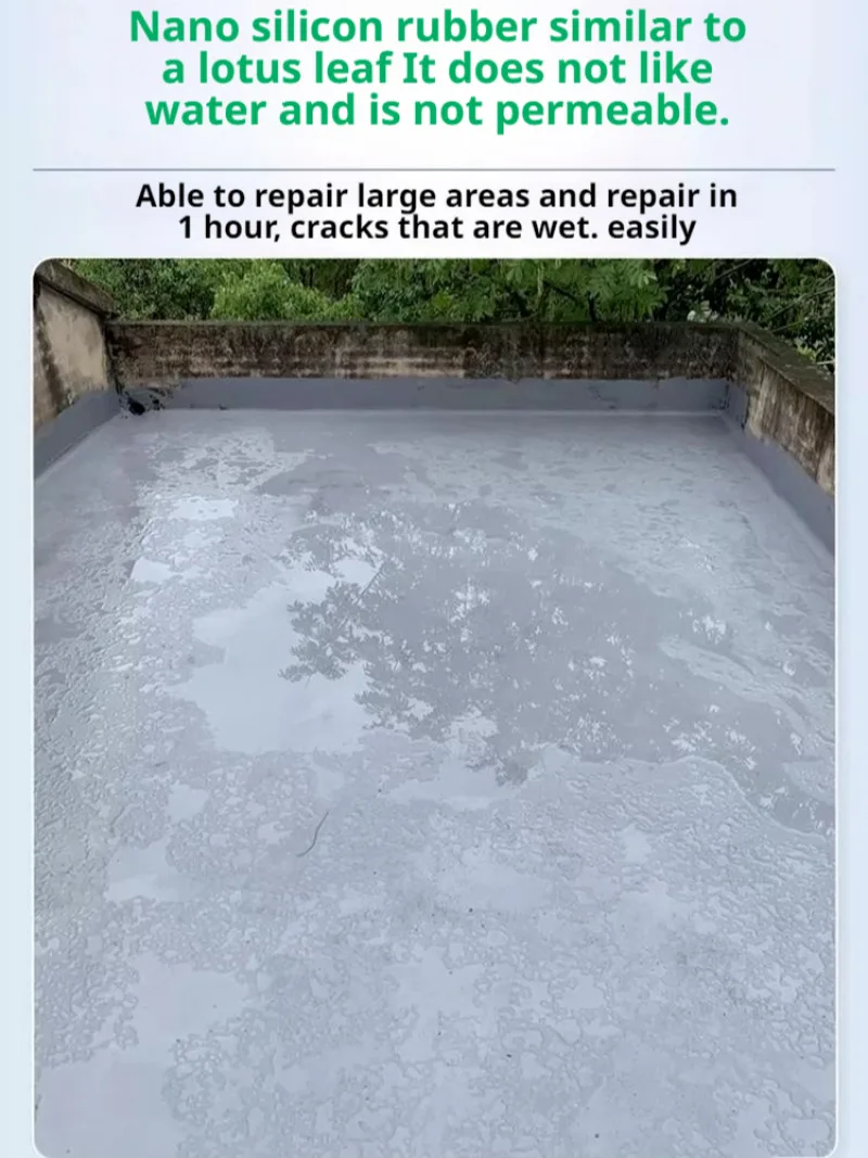 Transparent waterproof glue exterior wall coating Bathroom waterproof material