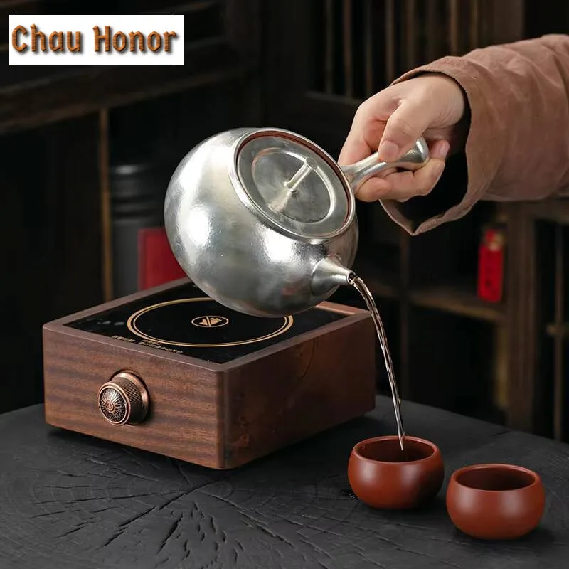 710ml Gilded Silver Sand, Zhuni Side Handle Teapot, Handmade Stove-top Teapot, Single-pot Purple Clay Teapot, High-end Gift Box