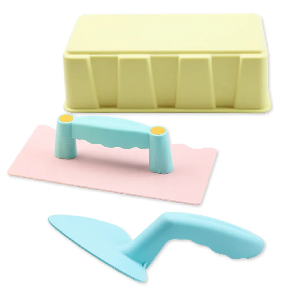 

3Pcs Play Snow Sets Beach Game Toys Kids Sand Snow Mold Children Toys for Seaside Beach Children Toys Garden Play Sand Toy
