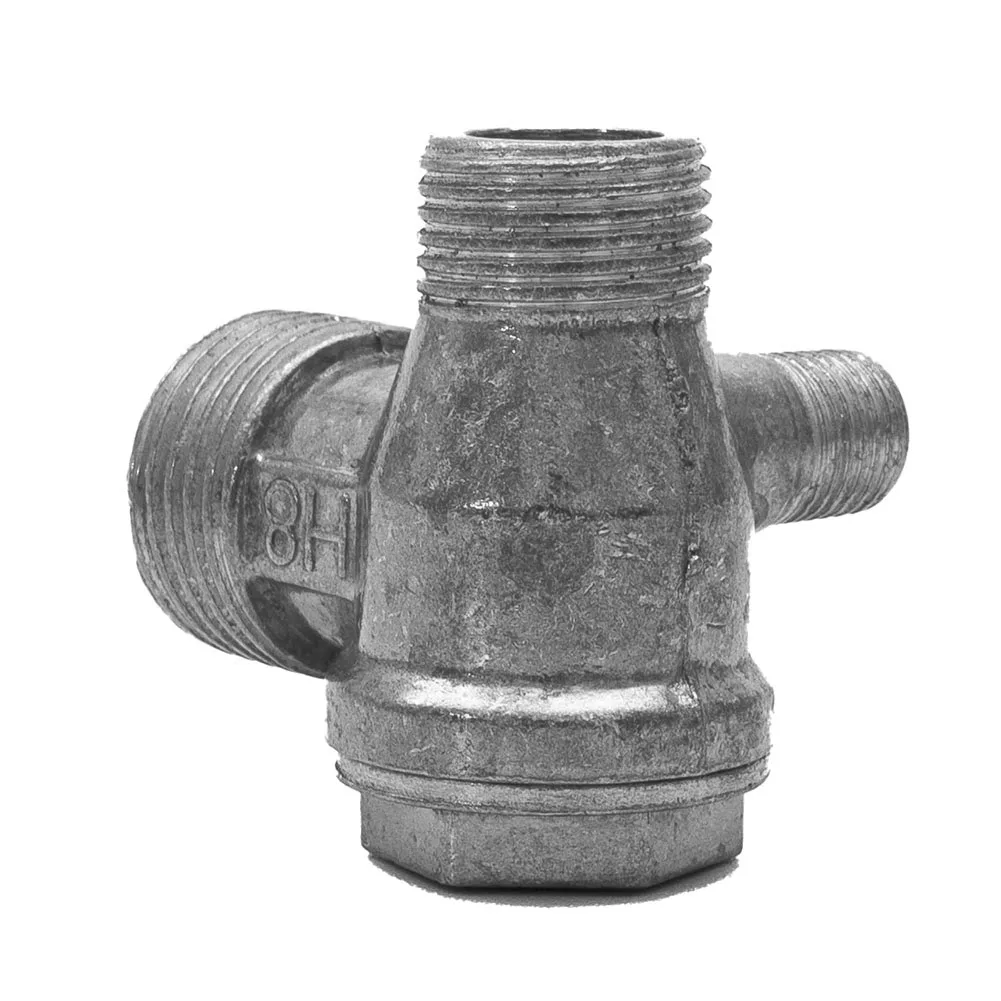 

Air Compressor Check Valve Accessories Parts Replacement Silver 3 Male Thread Connectors For Air Connecting For Tube Connecting