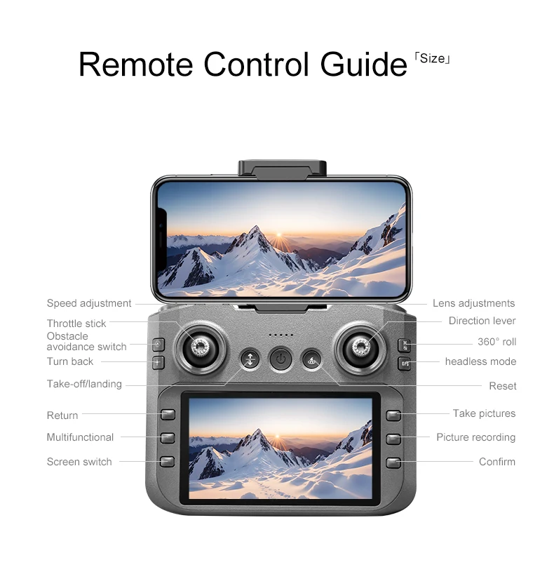 A14Pro max GPS Brushless 8K three Camera Optical Flow Obstacle Avoidance Foldable Quadcopter RC Distance Drone Toys 6