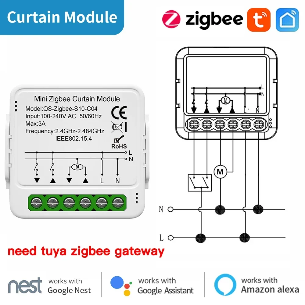 zigbee curtain