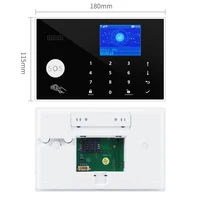 Caméra WIFI système d'alarme GSM sans fil système d'alarme de sécurité anti-cambriolage à domicile Tuya APP contrôle sirène détecteur de mouvement capteur de fumée PIR 6