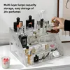 Acrylic Cosmetic Storage Rack Perfume Display Stand Transparent Desktop Organizer For Makeup Eyeshadow Nail Polish 3