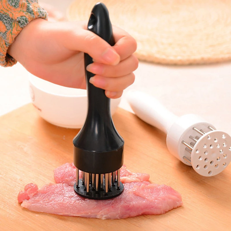 Stainless Steel Steak Meat Tenderizer Hammer Loose Meat Needle Daily Tendon Breaker Household Punching Meat Inserting Needles