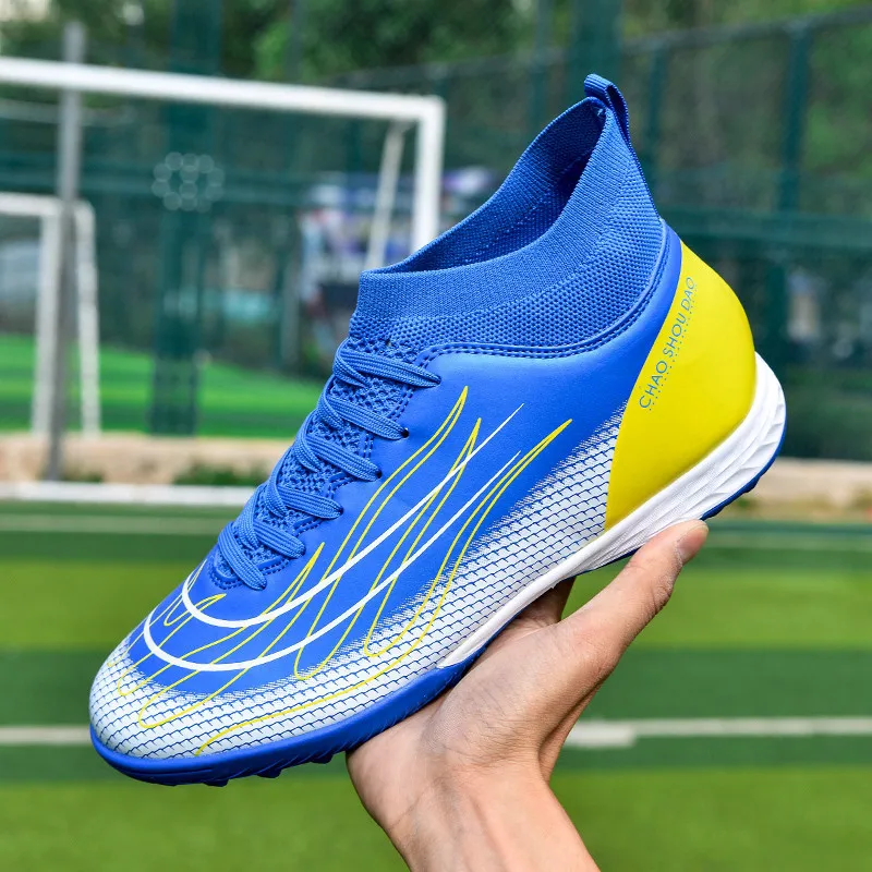 

2023 New Turf Indoor Soccer Shoes Men Professional Futsal Court Football Boots Men Football Training Shoes chuteira de campo