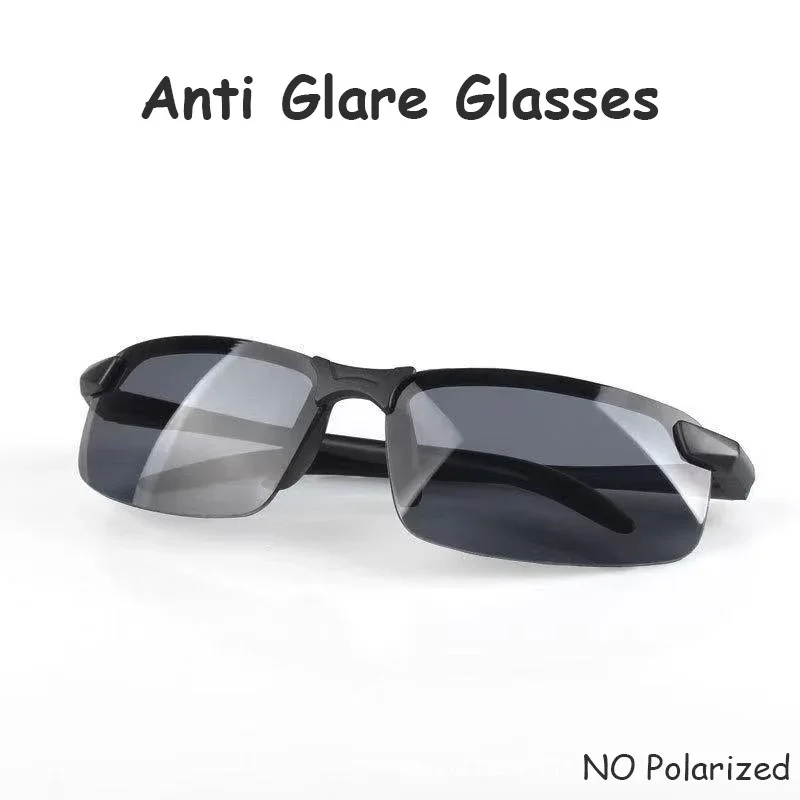 Night Vision Glasses Men Anti-Glare Driving Half Frame Sunglasses for Driver Outdoor Sport Goggles Women Day and Night Eyewear night vision sunglasses night vision glasses