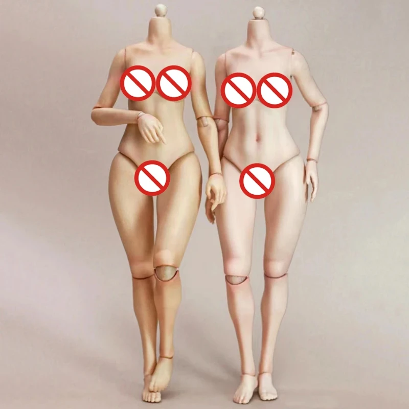 

True1Toys EC3025 EC3026 1/6 Female Peach Buttock Joint Body 12'' Soldier White Light Wheat Action Figure Middle Large Bust Body