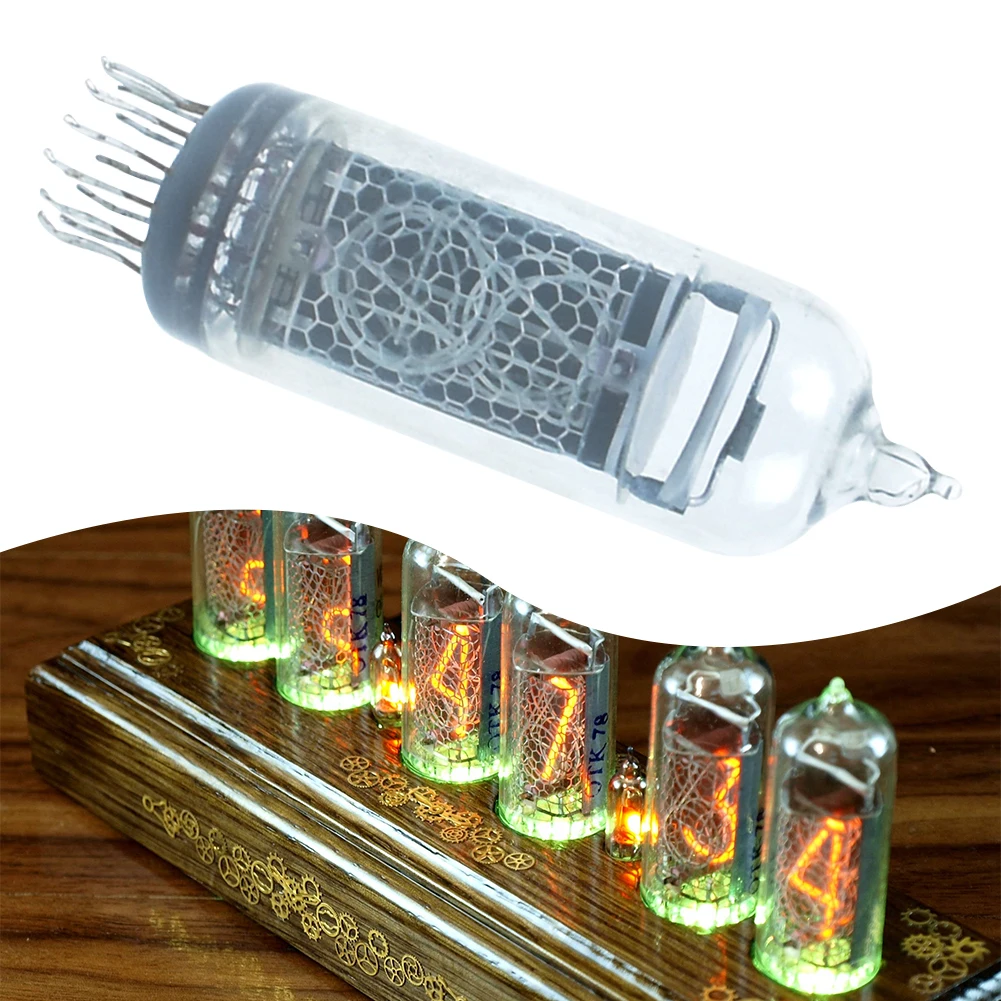 발광 튜브 형광 튜브, DIY 디지털 LED 시계 튜브, 시계 표시기용 시각 효과, IN-14