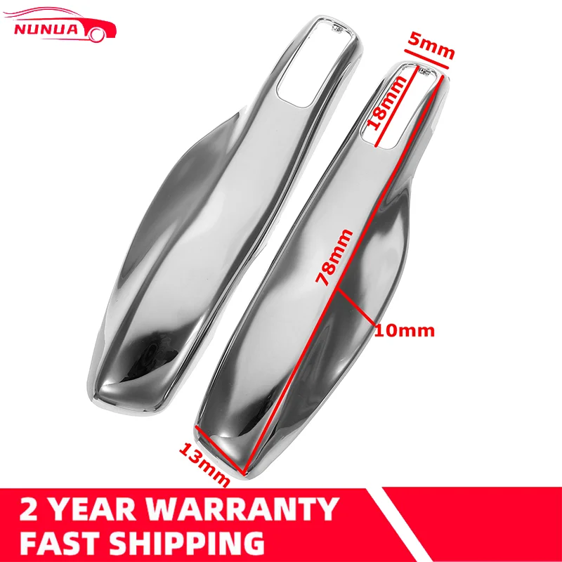 Key Case Key Case Cover Car Key Shell Remote Control Case Cover 1 Pair Car Remote Key Case Cover Shell Carbon Fiber Chrome Color For Porsche Cayenne Macan 911 Boxster Cayman Panamera