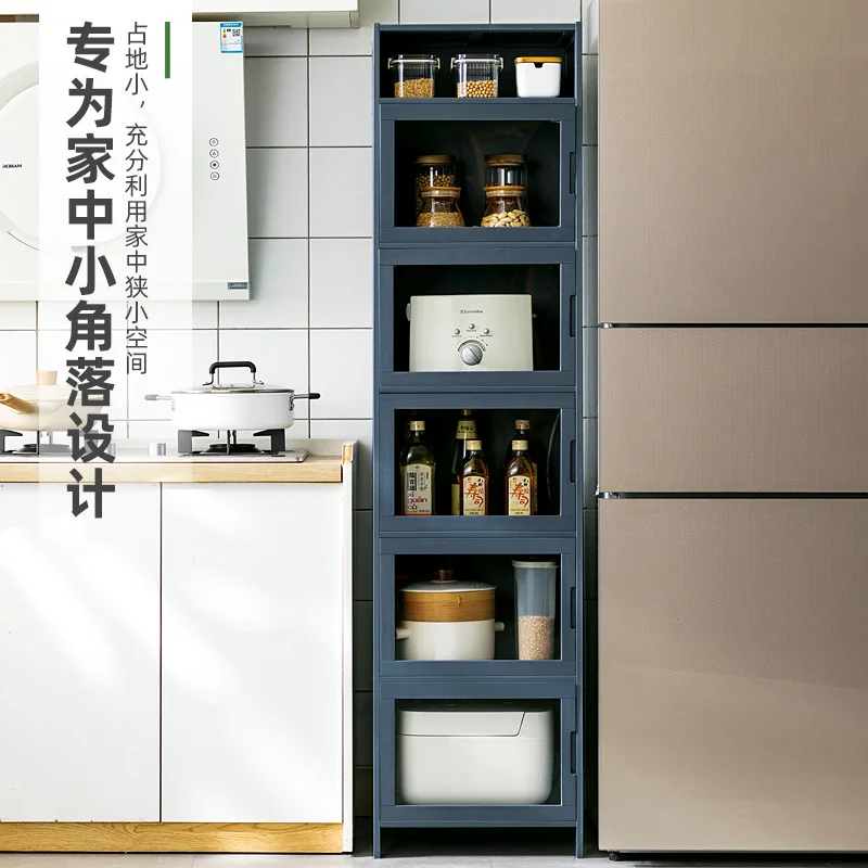 Vitrina Organizadores Closet Organizer Vitrine Kitchen Cabinets Storage Sideboard Shelf Librero Organizador Muebles De Cocina