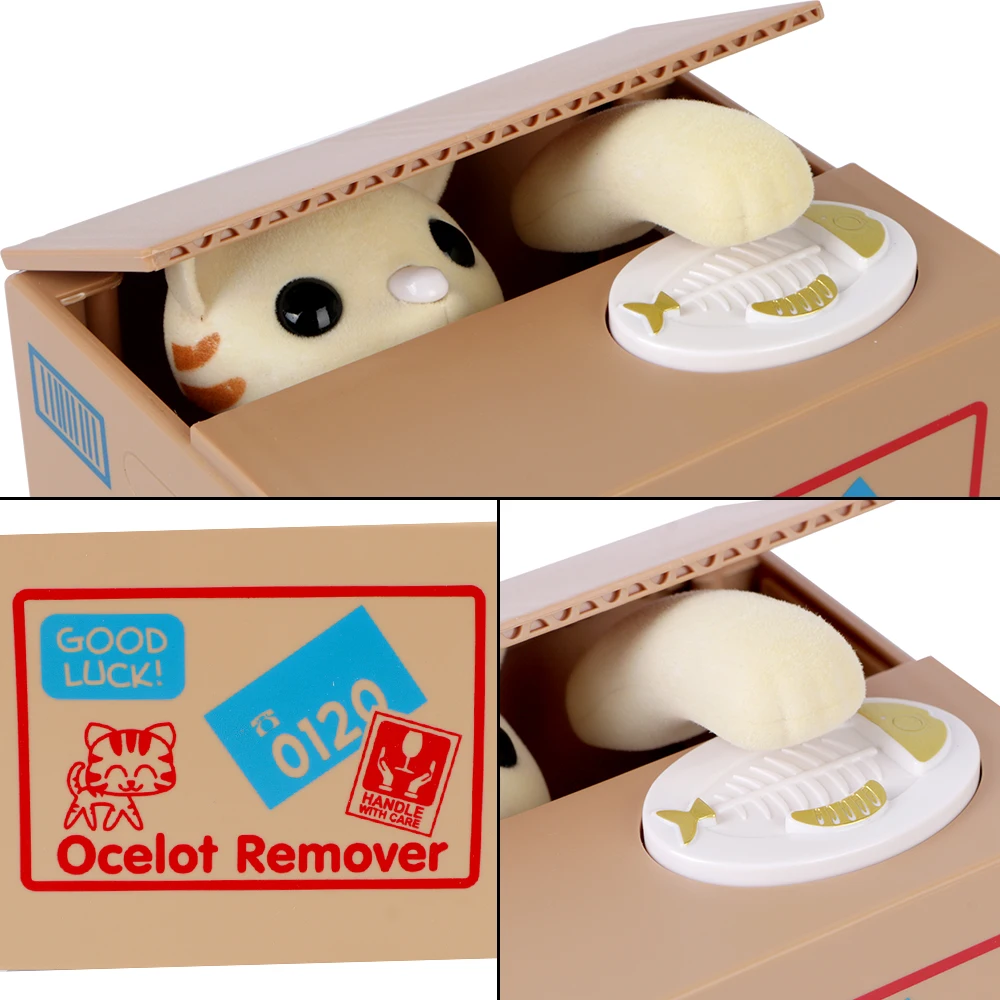 Elektronische spaarpot panda design muntbox voor kinderen_voghion.com