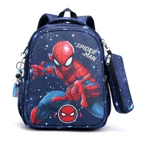 Disney Kids Cartoon  frozen avenger Spider-Man Backpack  Schoolbag Girls Princess  Backpack Primary Schoolbag plus Coin Purse 1