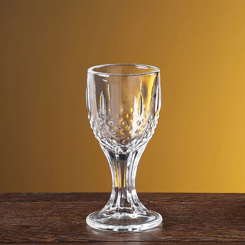 Wine Glasses Set Wine Glasses Set of 12 Shot Glass Set Small Wine Cups Creative Retro Exquisite Drinking Cup Diamond Painting Mini Glass Cup wine cup wine glass drinking glasses