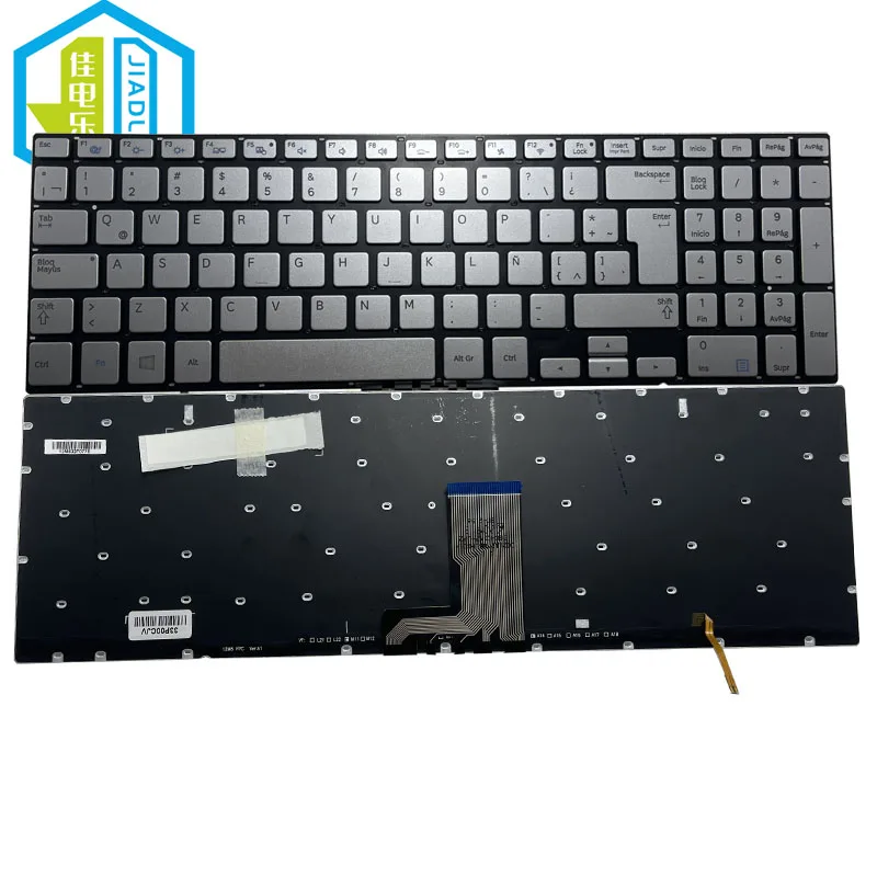 Teclado Backlight Brasileiro Teclados Latinos e Espanhóis Backlight para Samsung Np870z5e Np880z5e Np670z5e 680z5e Np780z5e Brasil Espanha - Imagem 6