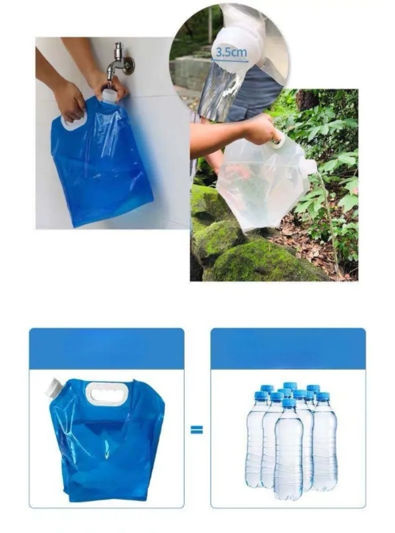 Sac À Eau, Conception De Robinet De Seau Pliable Pliable Et Portable